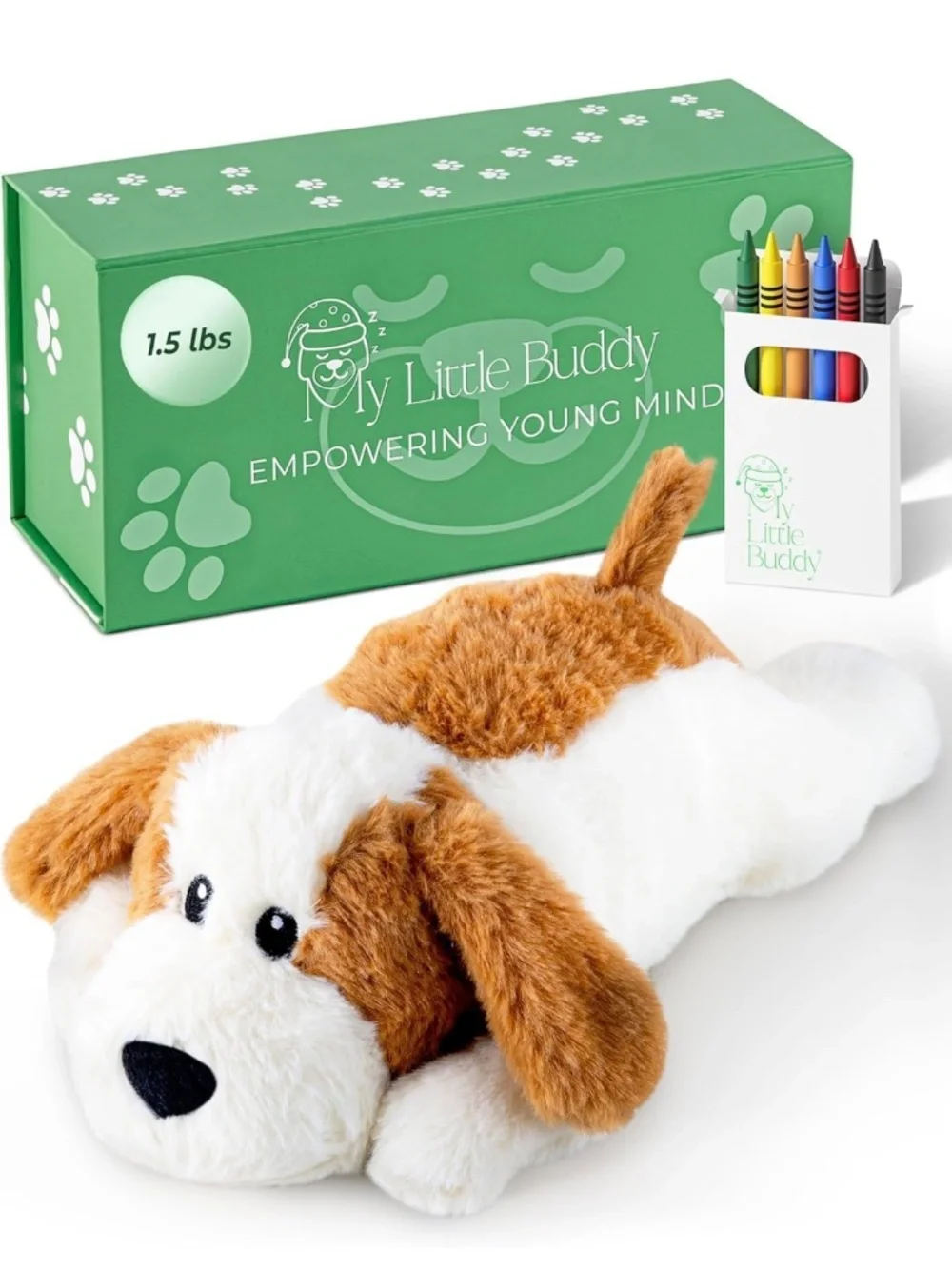 Heatable Weighted Plush Puppy Dog